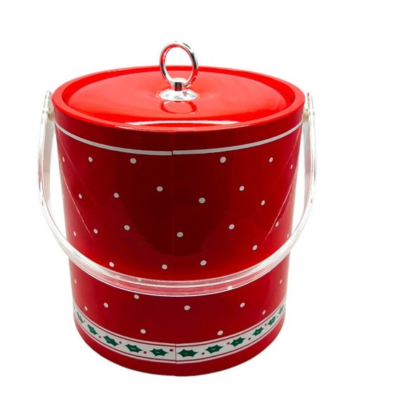 Vintage Teddy Bear Christmas Ice Bucket - Picture 4 of 7